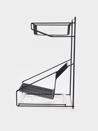 Посудосушитель настольный с поддоном, 38.5×38.5×24 см, черный - Фото 4