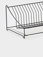 Сушилка для тарелок с поддоном, 38×17.5×23.5 см, чёрная - Фото 5