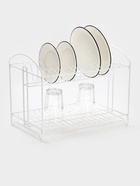 Сушилка для посуды универсальная, разборная, с поддоном, 39.5×24×29.5 см, белая 10954134