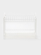 Сушилка для посуды универсальная, разборная, с поддоном, 39.5×24×29.5 см, белая - Фото 4