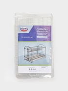 Сушилка для посуды универсальная, разборная, с поддоном, 39.5×24×29.5 см, белая 10954134