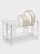 Сушилка для посуды универсальная, разборная, с поддоном, 39.5×24×29.5 см, хром - Фото 2