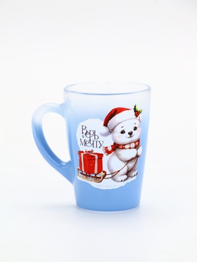 Кружка стеклянная новогодняя «Верь в мечту», 300 мл