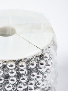 УЦЕНКА Бусы на нитях круглые 7,5мм*10±1ярд серебряный пластик бобина АУ - Фото 4