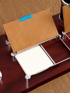 УЦЕНКА Набор настольный 6в1 с визитницей и часами, красное дерево - Фото 2