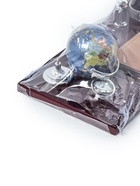 УЦЕНКА Набор настольный 6в1 с визитницей и часами, красное дерево - Фото 7