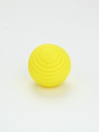 Игрушка пищащая  "Мячик, горизонтальные полоски", 5,5 см желтая - фото 61953987
