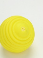 Игрушка пищащая  "Мячик, горизонтальные полоски", 5,5 см желтая - фото 61953988