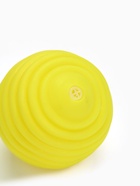 Игрушка пищащая  "Мячик, горизонтальные полоски", 5,5 см желтая - фото 65459279