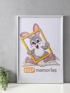 Фоторамка пластик "Пиксель" 40х60 см, серебро(пластиковый экран) - фото 61953990