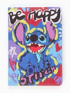 Подарочный набор: ежедневник А5, 80 л, ручка и наклейки Стич 10880119