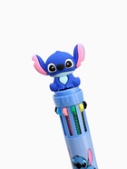 Ручка многоцветная 10 цветов Стич - Фото 4