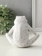 Фигурка полистоун «Белая лягушка», 6×13.5×11.5 см - Фото 3