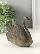 Фигурка для чайной церемонии "Белая лебедь" меняет цвет 11х10х8 см - фото 61954044