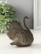 Фигурка для чайной церемонии "Белая лебедь" меняет цвет 11х10х8 см - фото 61954045