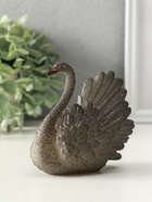 Фигурка для чайной церемонии "Белая лебедь" меняет цвет 11х10х8 см - фото 61954047