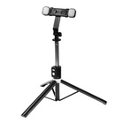 УЦЕНКА Трипод-монопод A12, 2 кольцевые лампы, в комплекте ПДУ, провод Туре-С, черный - Фото 10