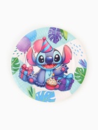 Посуда одноразовая бумажная на 10 персон: стаканы, тарелки, скатерть, Стич - фото 119551992