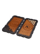 Нарды классические с гравировкой «Конь» 45×45 см, деревянные - фото 119552040