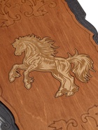 Нарды классические с гравировкой «Конь» 45×45 см, деревянные - фото 119552044