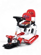 УЦЕНКА Снегокат «Тимка спорт 6Д» с граффити, с двумя спинками, с родительской ручкой, красный, чёрный, ТС6Д/GR Nika 10961467