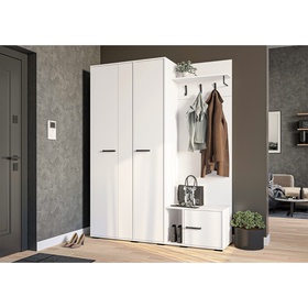 УЦЕНКА Прихожая Моника-3 1650×430×2100 белая 10961485