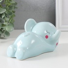 УЦЕНКА Копилка керамика "Спящий голубой слонёнок" 16х8х7,5 см - Фото 2