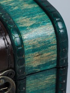 УЦЕНКА Шкатулка дерево «Ромб» набор 2 шт. голубая 7.8×11.8×8 см 11×15.7×11.5 см 10961498