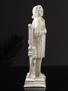 УЦЕНКА Фигура «Бах» 20×7×5 см, белый с позолотой 10961499