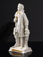 УЦЕНКА Фигура «Бах» 20×7×5 см, белый с позолотой 10961499