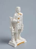 УЦЕНКА Фигура «Бах» 20×7×5 см, белый с позолотой 10961499