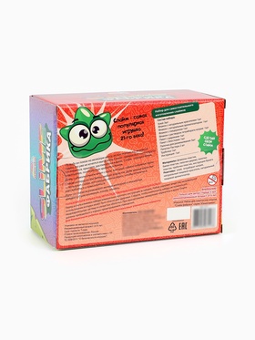 Создай Слайм. Слайм фабрика "Яблоко" 3 слайма в наборе.