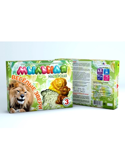 Набор "Мыльная Мастерская" "Весёлые звери"