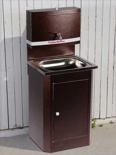 УЦЕНКА Умывальник «ТермМикс», без ЭВН, нержавеющая мойка, 17 л, цвет медь