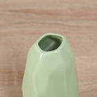 УЦЕНКА Ваза керамика настольная «Авиталь галант» 12.5×5 см, зелёный - Фото 2