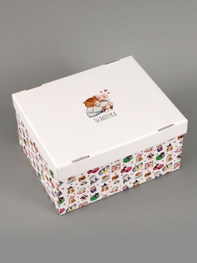 Коробка складная «Ты лапочка», 31×25.5×16 см