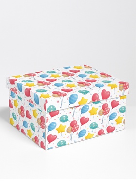 Коробка складная «Шарики», 31 × 25.5 × 16 см