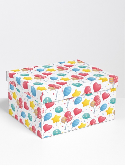 Коробка складная «Шарики», 31 х 25,5 х 16 см