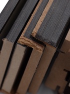 УЦЕНКА Комплект межкомнатной двери, B-1/04 Венге рифленый, Лакобель черный, 2000×800 - Фото 6