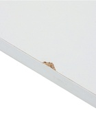 УЦЕНКА Стол письменный с 4мя ящиками Лайт, 1000×450×754, Белый/Серый шифер 10961629 - фото 3918102