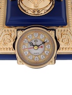 Часы-светильник «Ретро телефон», синий, с будильником, 28.5×18×18 см 10899424