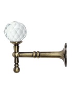 Крючок - держатель для штор на стену CAPPIO KS043, металлический, цвет бронза, 2 шт - фото 61616167