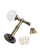 Крючок - держатель для штор на стену CAPPIO KS043, металлический, цвет бронза, 2 шт - фото 61616168