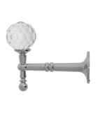 Крючок - держатель для штор на стену CAPPIO KS043, металлический, цвет хром, 2 шт - фото 61616172