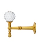 Крючок - держатель для штор на стену CAPPIO KS043, металлический, цвет золото, 2 шт. - Фото 4