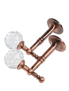 Крючок - держатель для штор на стену CAPPIO KS043, металлический, цвет медь, 2 шт. - фото 61616180