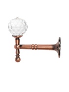 Крючок - держатель для штор на стену CAPPIO KS043, металлический, цвет медь, 2 шт. - фото 61616182