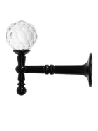 Крючок - держатель для штор на стену CAPPIO KS043, металлический, цвет черный, 2 шт - фото 61616187