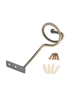 Крючок - держатель для штор на стену CAPPIO KS044, металлический, цвет бронза, 2 шт - фото 61616193