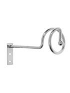 Крючок - держатель для штор на стену CAPPIO KS044, металлический, цвет хром, 2 шт - фото 61616196